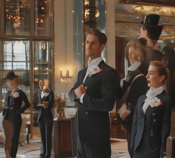 酒店服务礼仪展示视频,提升酒店形象的艺术 masterpiece 酒店服务礼仪展示视频,提升酒店形象的艺术 masterpiece